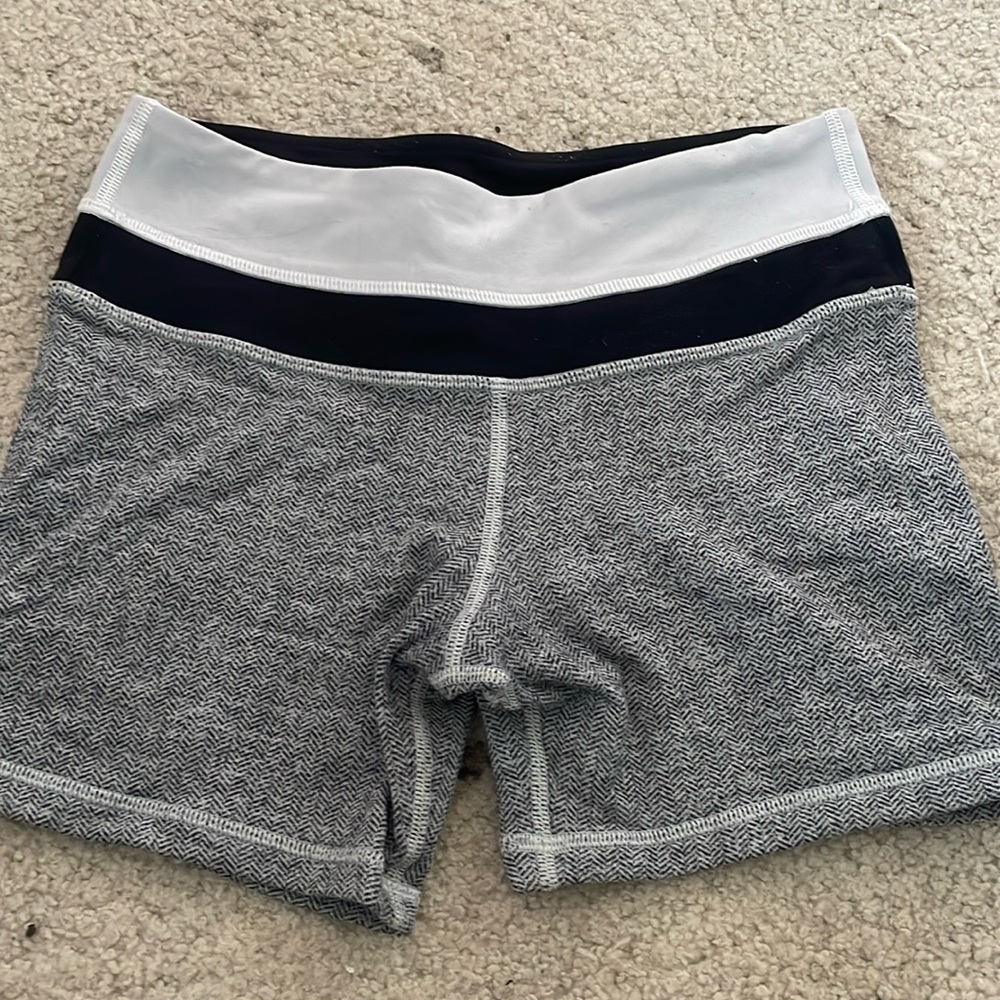 Gray lululemon shorts